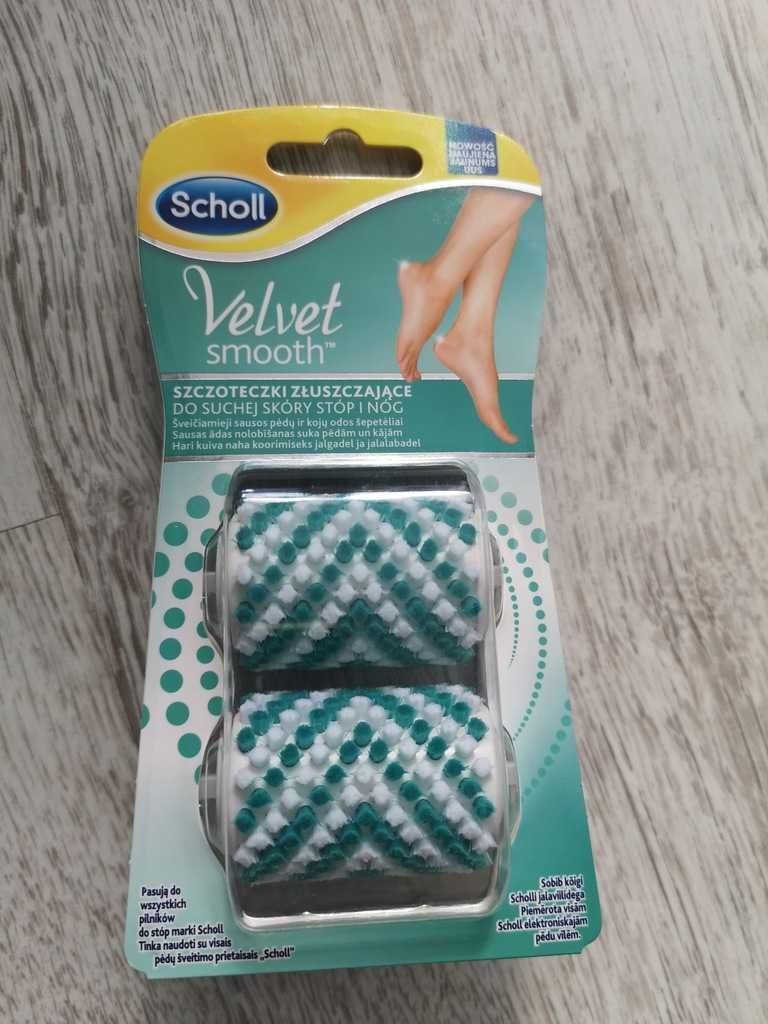 Scholl Velvet Smooth Szczoteczki głowice złuszczające