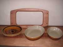 Pratos Sopa Sado Internacional, Tabuleiros Cerâmica e Suporte Pyrex