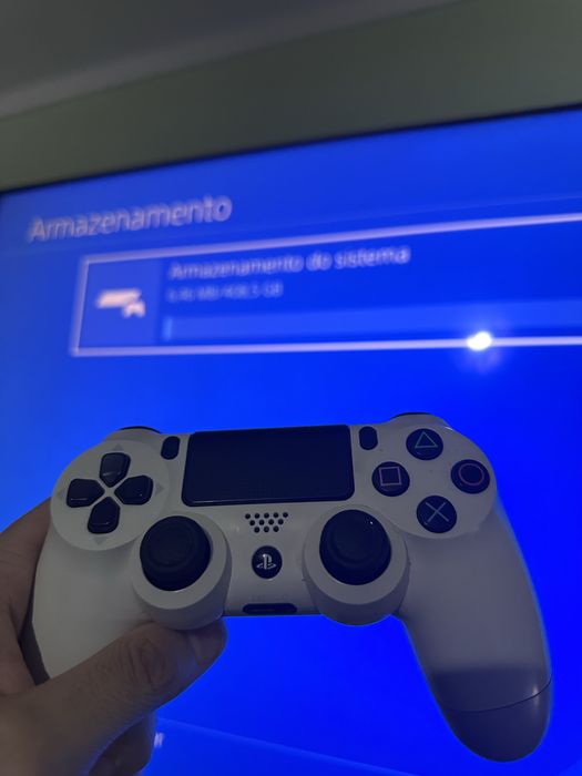 Playstation 4 Branca + Comando