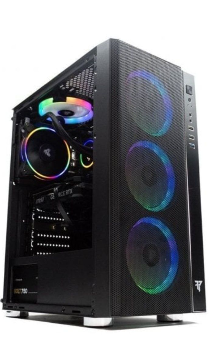 CAIXA de PC GAMING com RGB ATX
