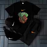 Хітовий комплект 4в1 Nike Money | Футболка + Шорти + Кепка + Барсетка