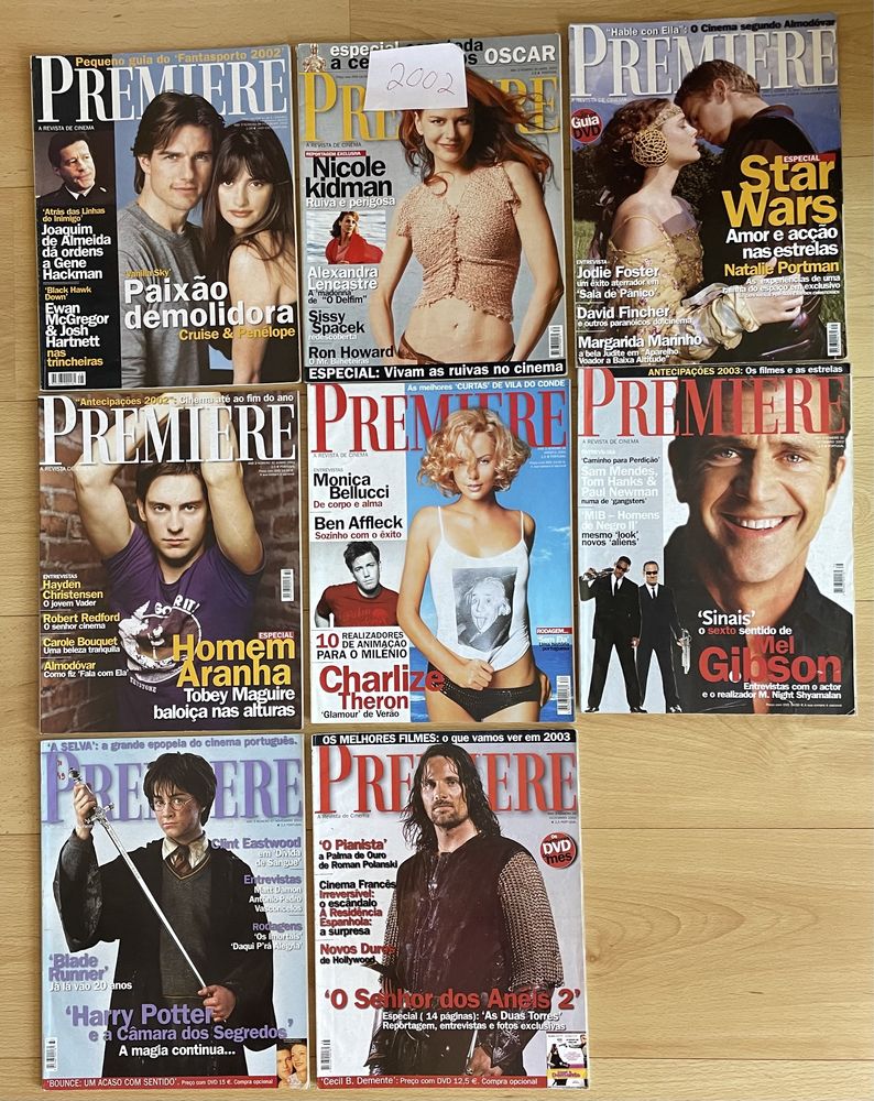 Revistas Premiere - entre 2003 e 2011
