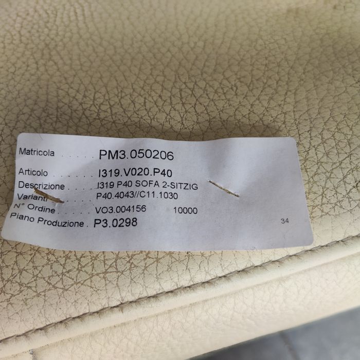 Sofa skórzana dwuosobowa