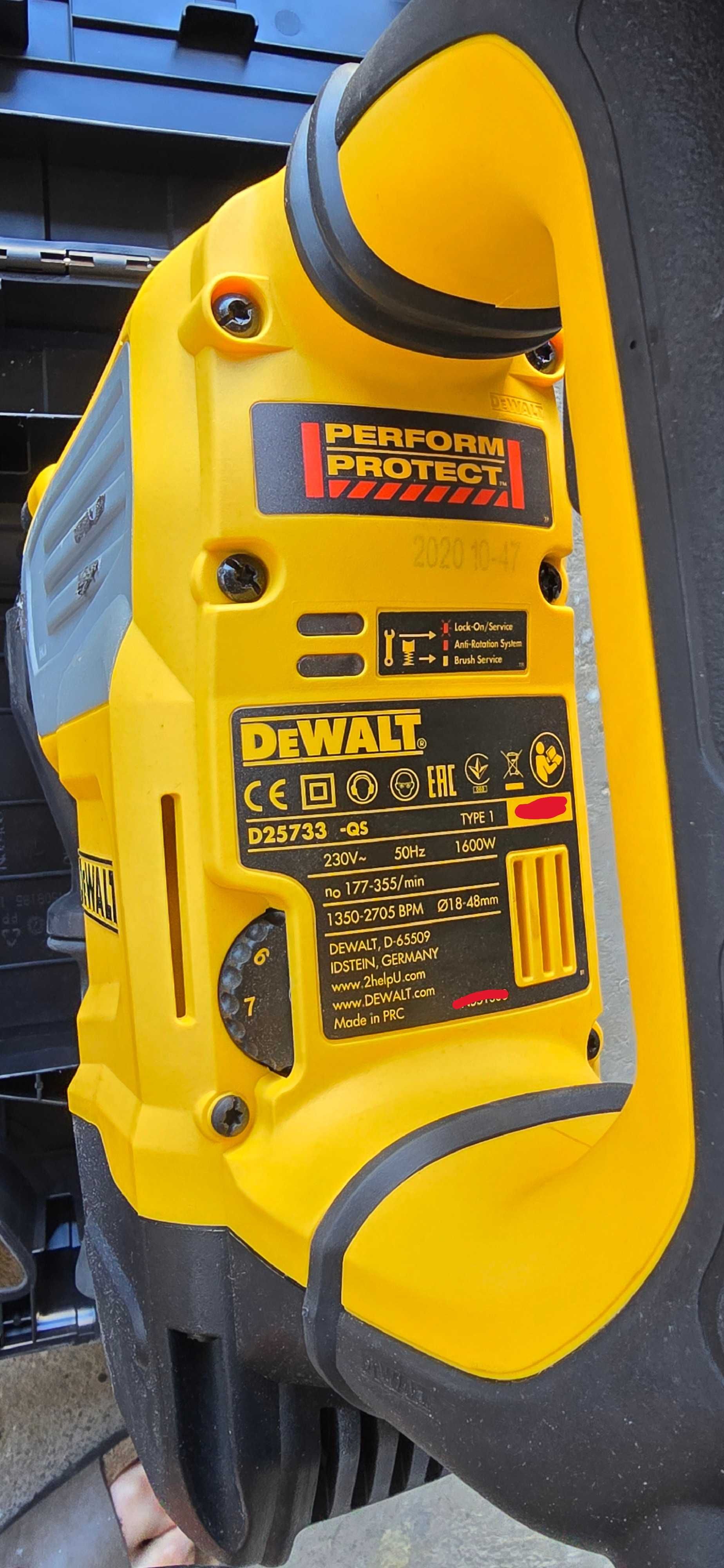 Młot Udarowy SDS MAX DeWalt D25733K - jak NOWY