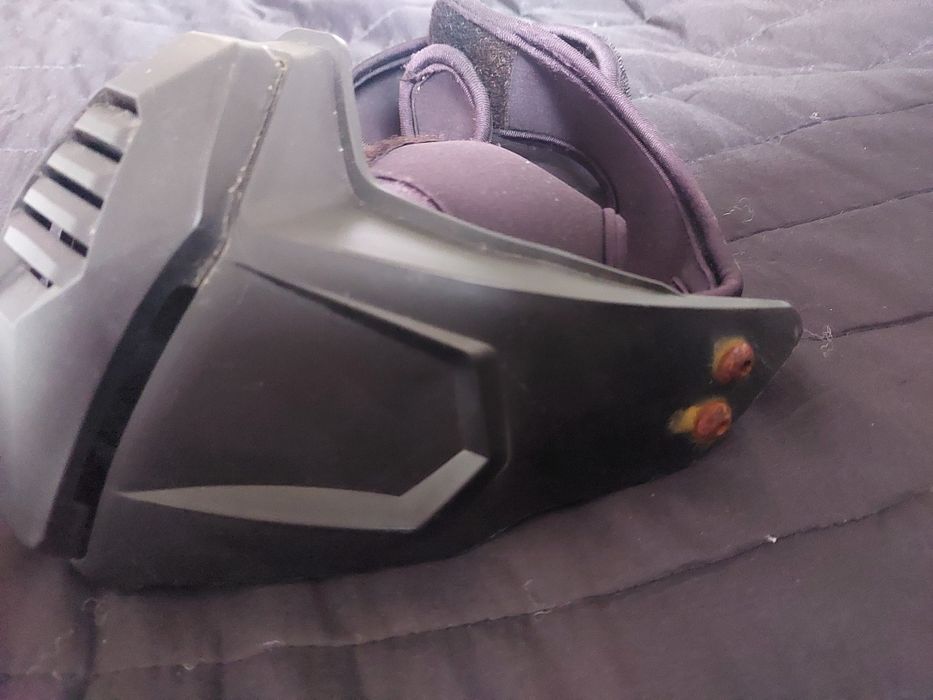 Maska ASG czarna plastik rzepy