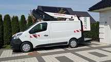 Renault Trafic Sprzedam Zamienię Renault Traffic Podnośnik Koszowy Klubb K21 Zwyżka Zamiana na inny sprzęt chętnie budowlany lub cieżarowy