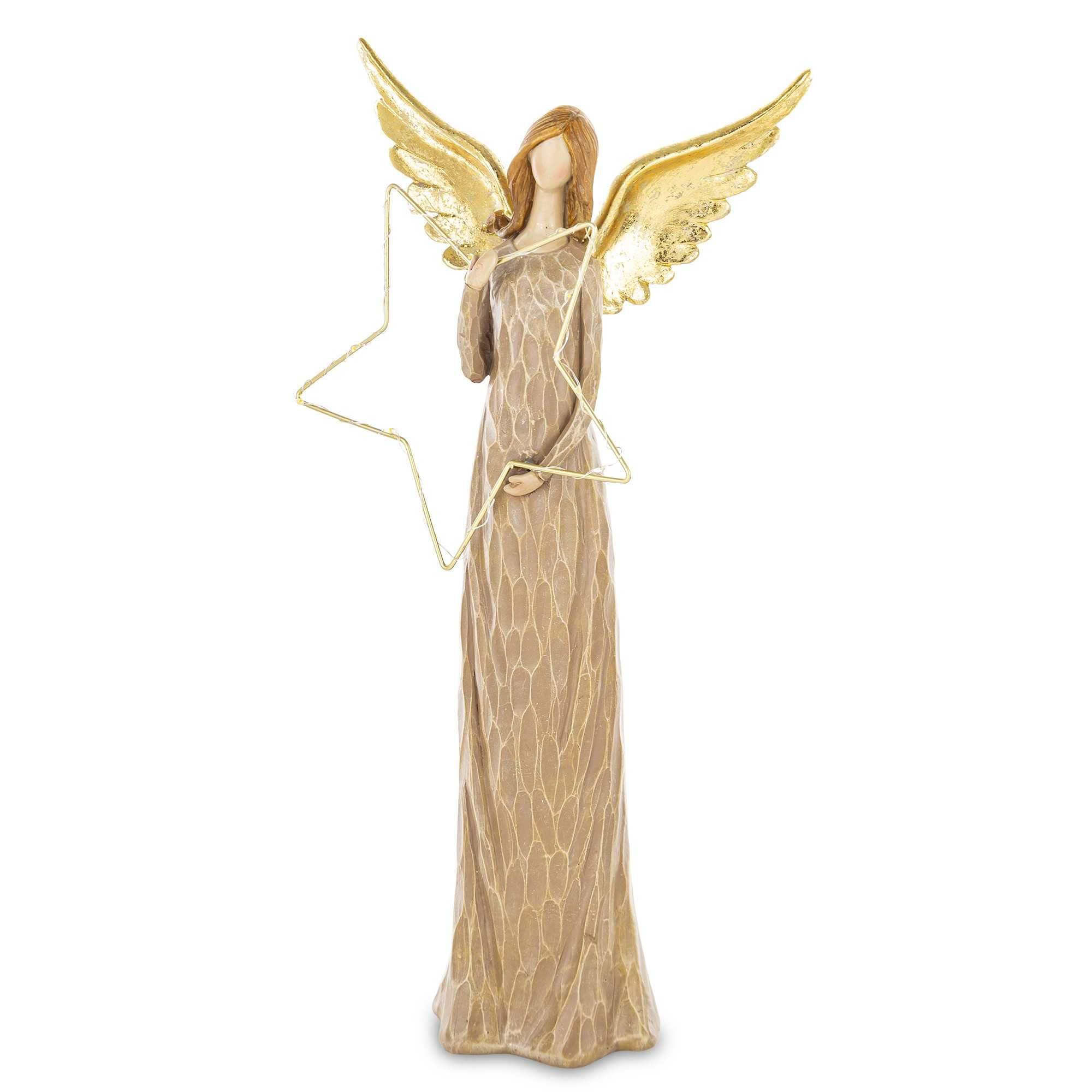 Anioł LED z gwiazdą h41cm. 173290