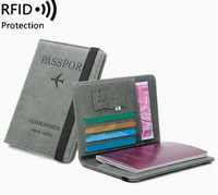 Porta Passaporte RFID - anti-roubo - Cor Preta - NOVO