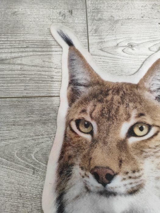 Naklejka pluszowa - ryś Wall Snuggles