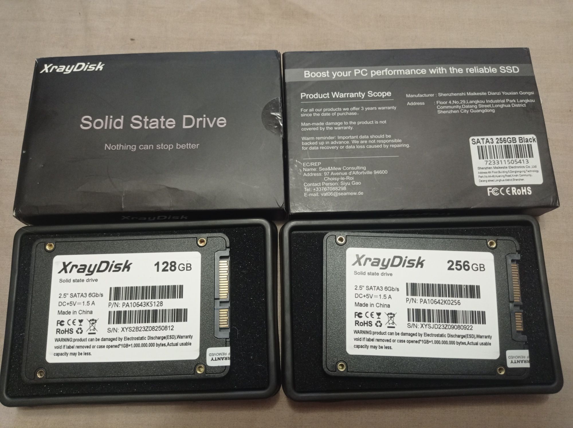 Нові SSD 128, 240 та 256 gb (не зовнішні)