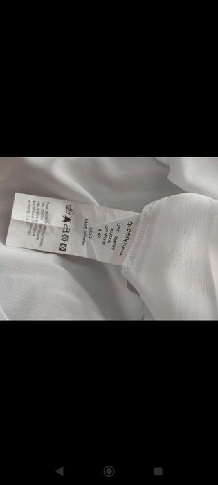 Bluzka biała cienka