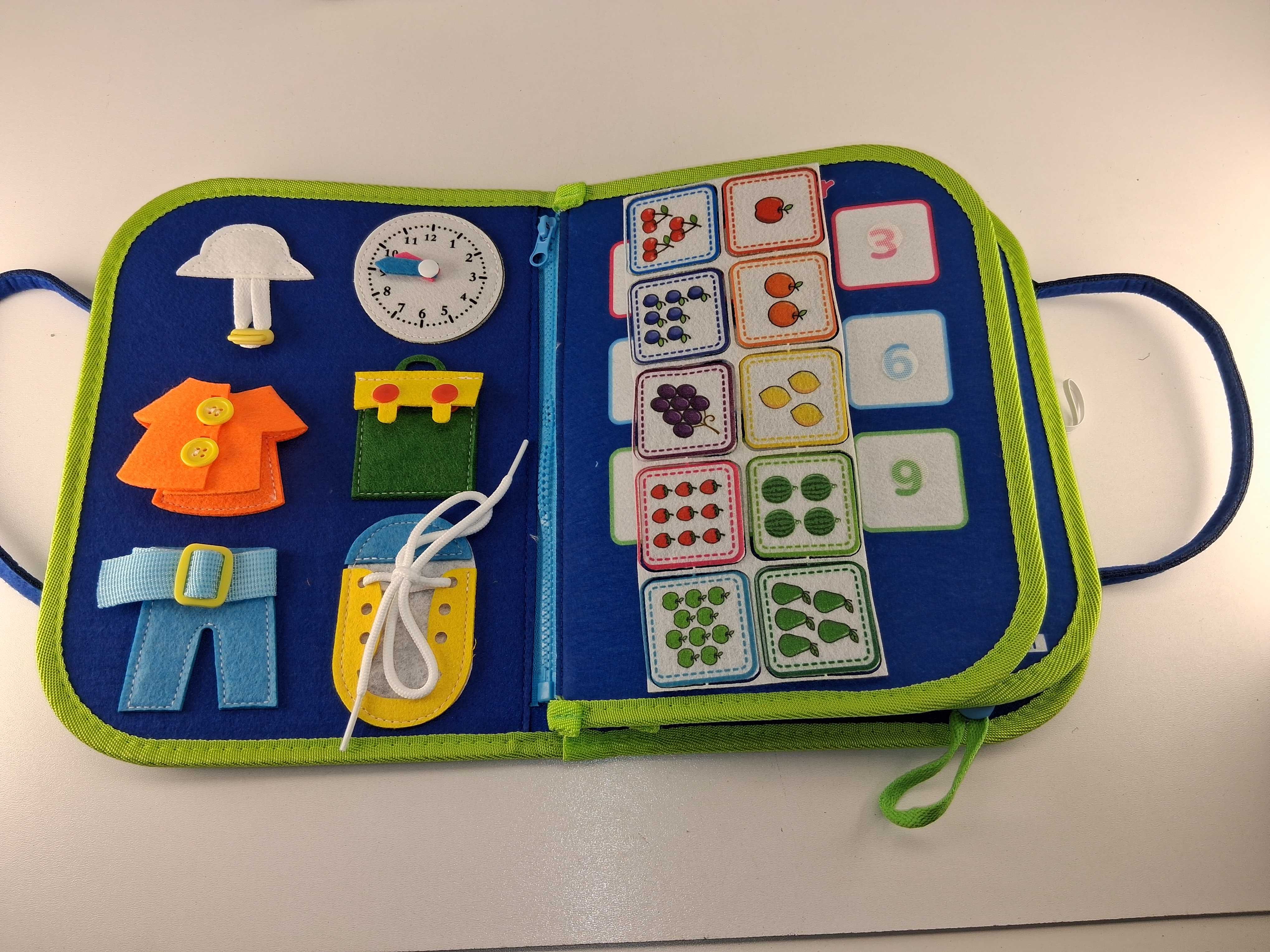 H045 GOLMUD Montessori Busy Board Edukacyjna Sensoryczna Tablica