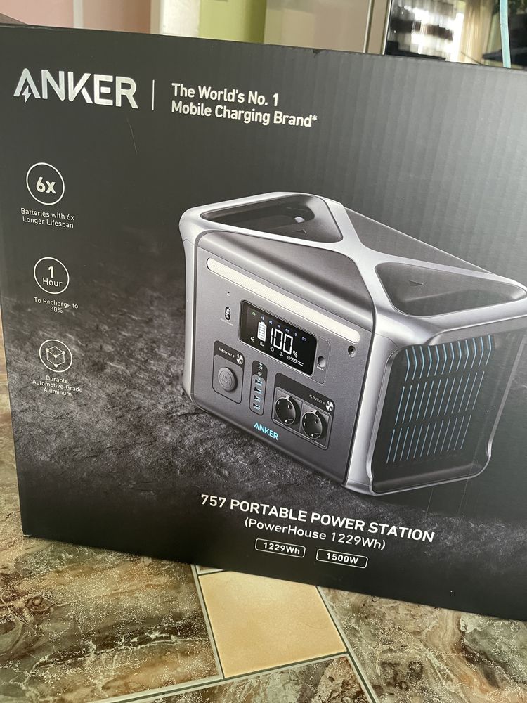 Зарядна станція Anker PowerHouse 757