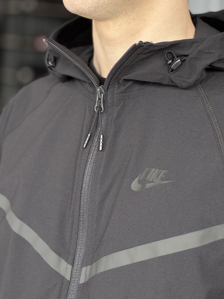 Кофта Nike Tech Woven Oversized (ОРИГІНАЛ) Чоловіча кофта Nike Black