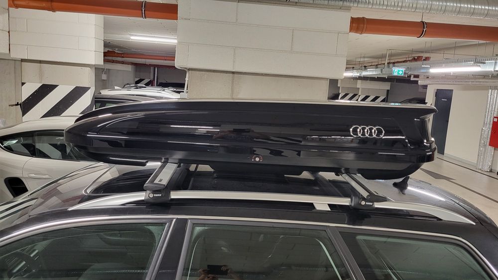 Bagażnik dachowy box audi 300l wymiary 1902/630/376 mm