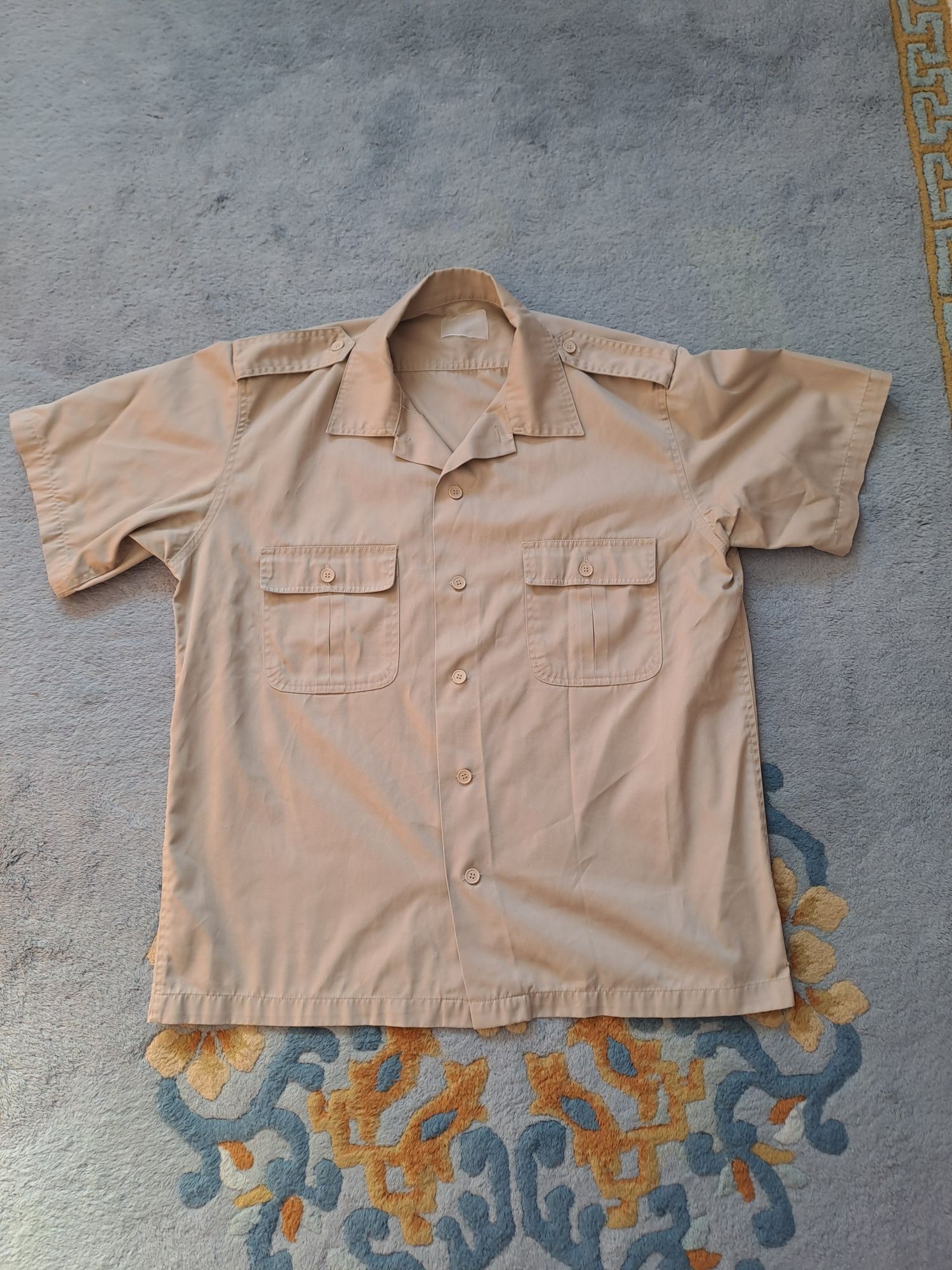 Koszula markow Surplus XXL w stylu wojskowym piaskowa bawełna