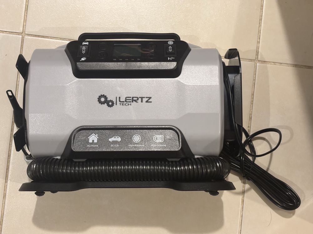 Kompresor samochodowy 12V 230V do materaca basenu SUP