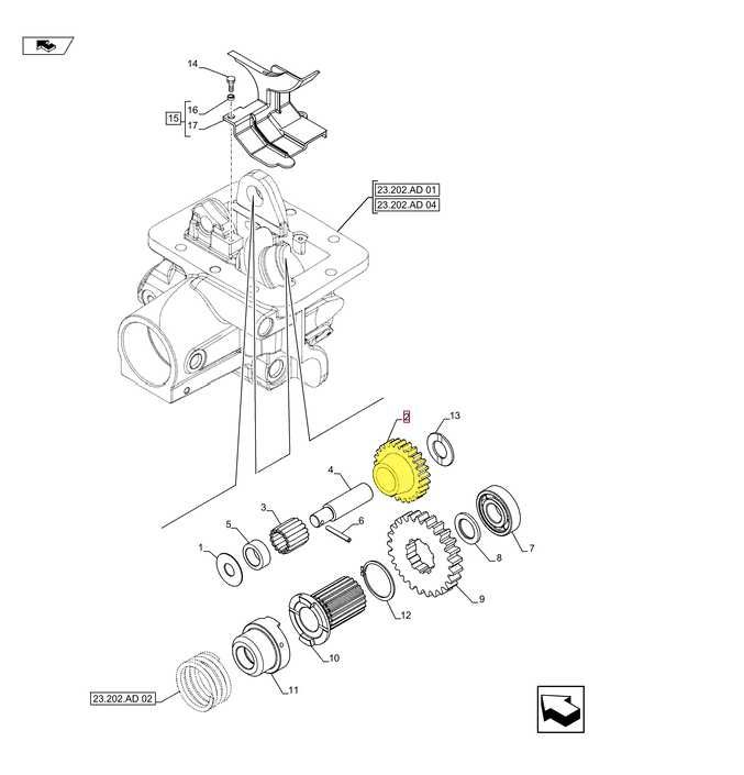 Koło przystawki Z-23 Case, New Holland, Steyr 8432.1801 ORYGINAŁ CNH