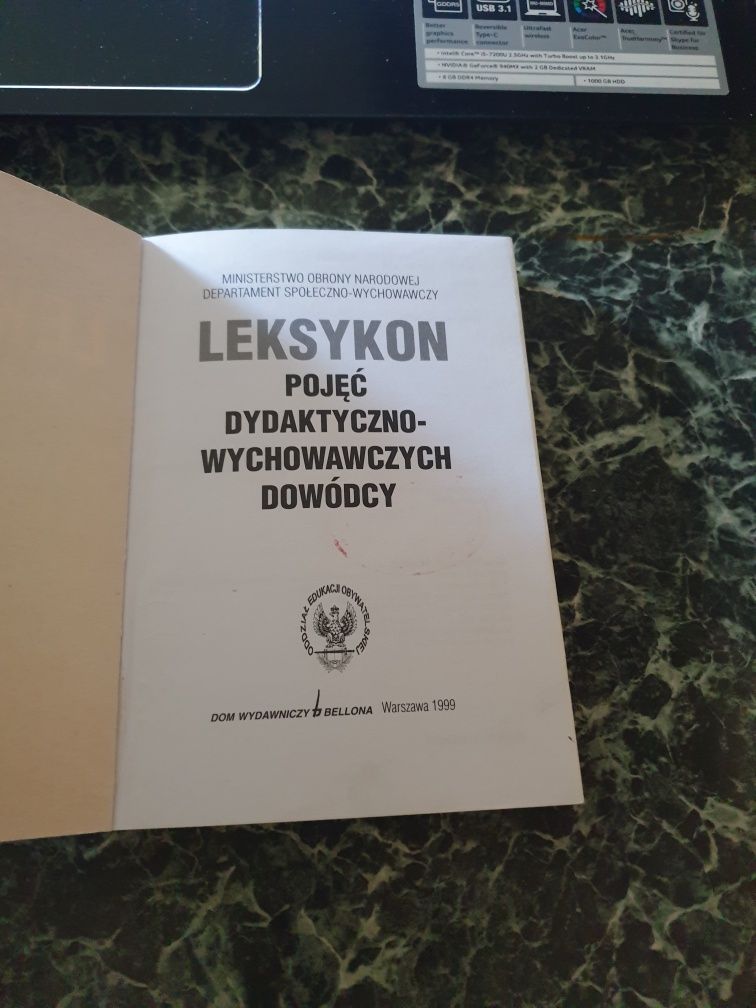 leksykon pojec dydaktyczno wychowawczych dowodcow