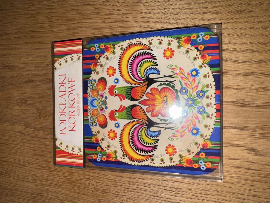 Podkładki korkowe pod kubek 2 sztuki