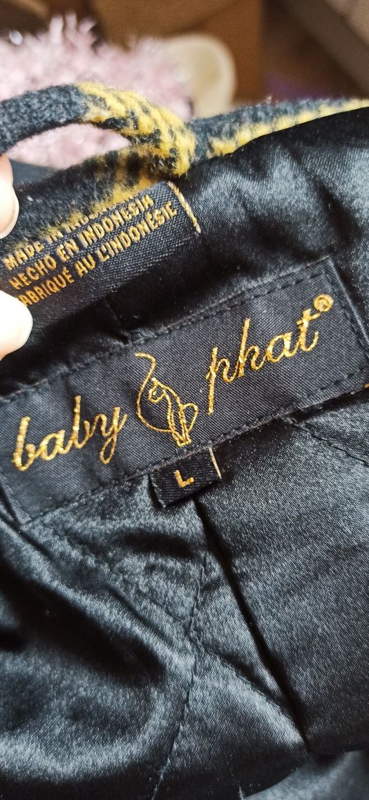 Sg Kurtka damska 40 L Baby Phat orginalna kurtka w kratę 40 , L