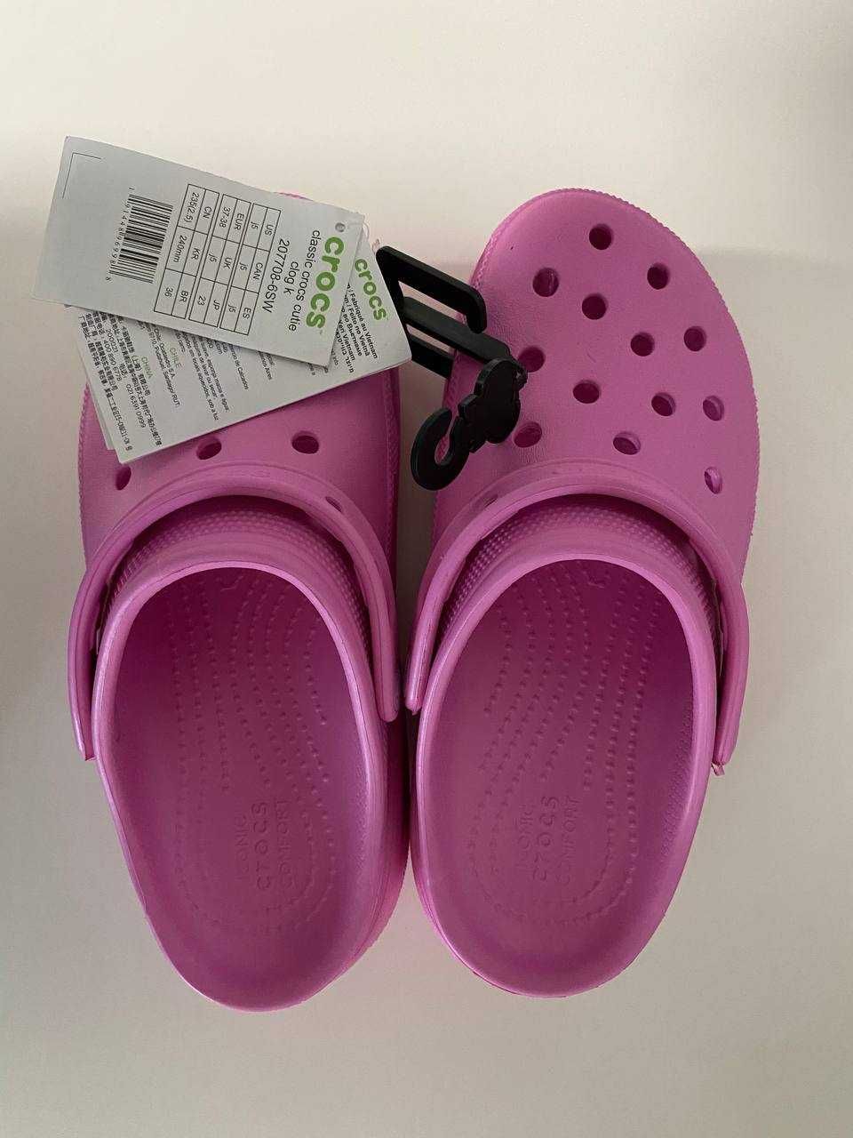 Шлепки Crocs оригинал, на платформе, размер 37-38