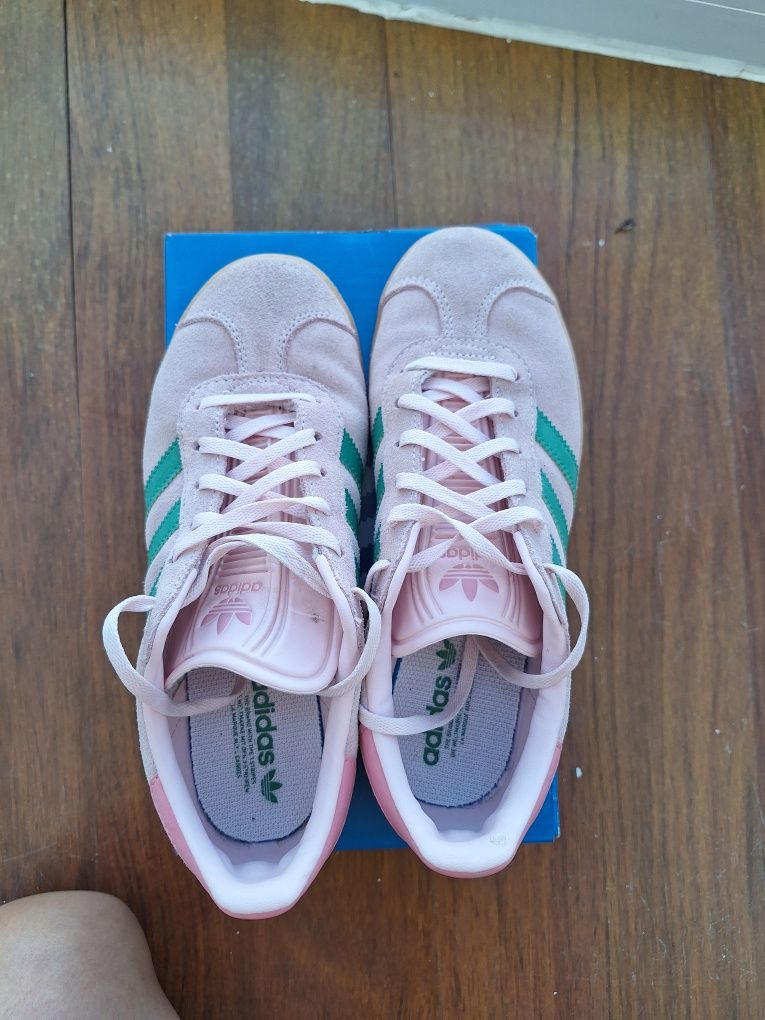 Adidas 36, pink and green