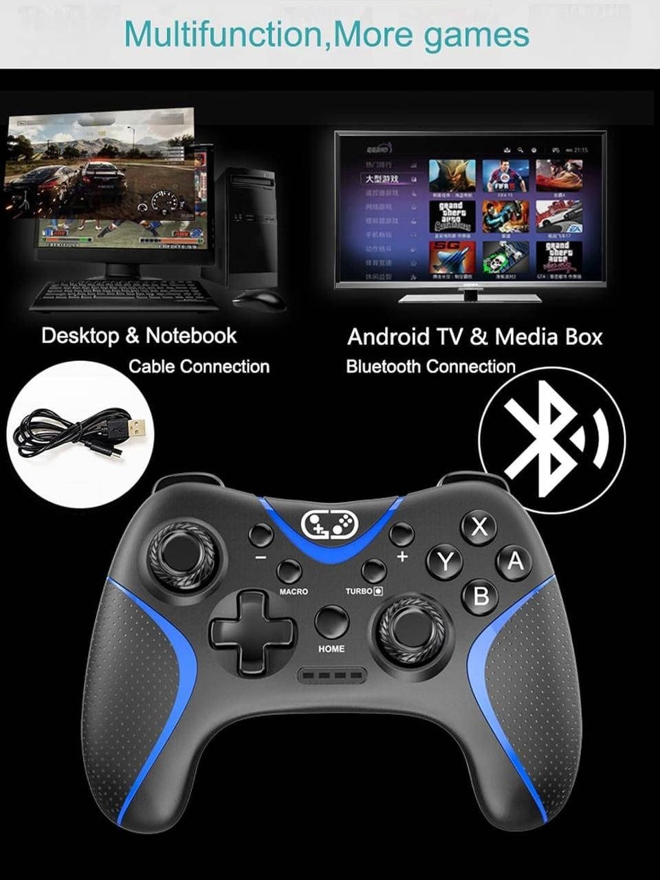 Cehensy  Контролер Switch Pro для Nintendo Switch/Lite/OLED,
