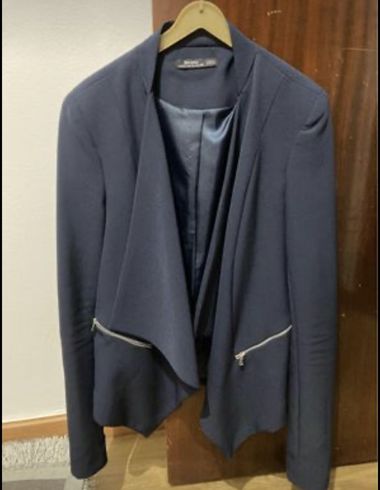 Blazer azul Bershka