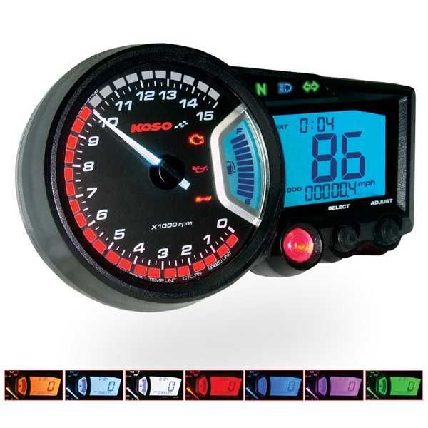 Velocímetro universal koso RX2+ GP