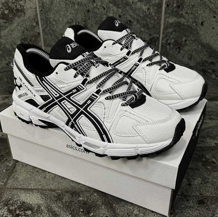 Зимние кроссовки Асикс мужские белые Asics на меху