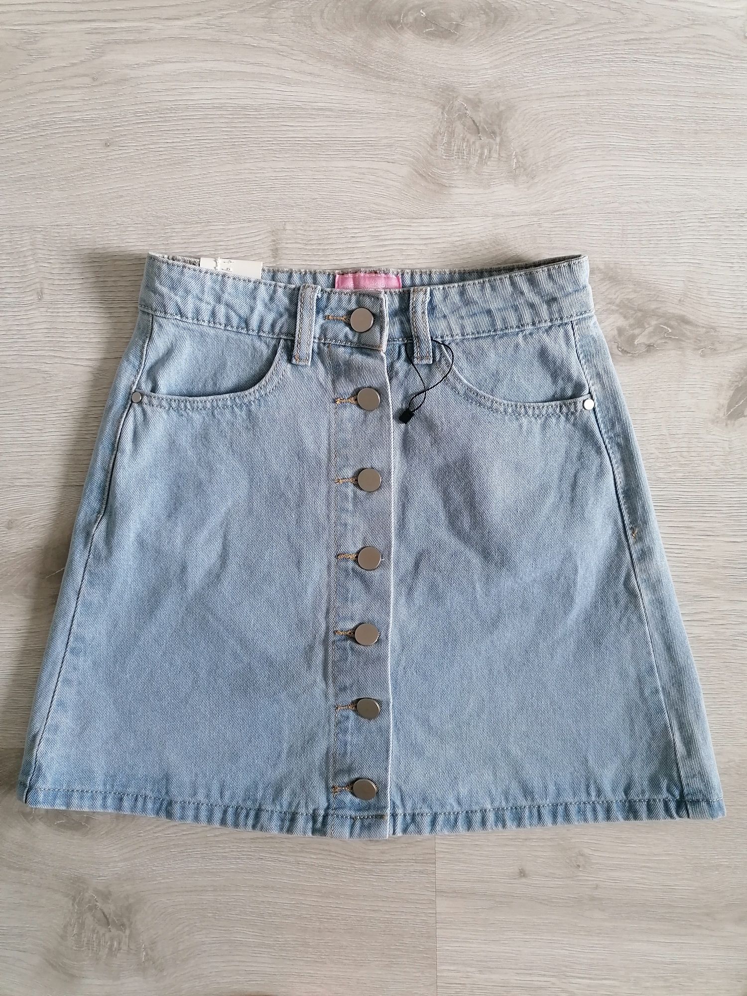 Jeansowa dżinsowa spódniczka 34 xs 36 s denim