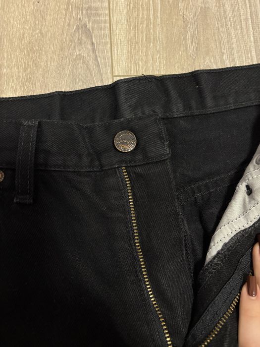 Широкі чорні джинси 31 розмір