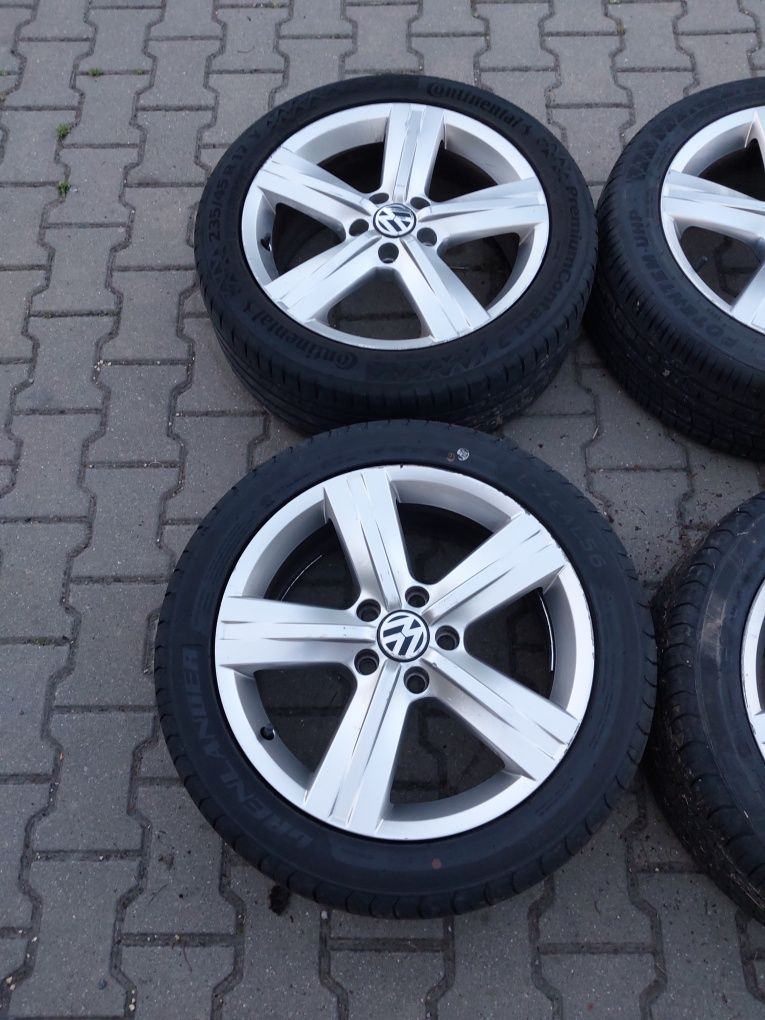 Alufelgi 17 kola 5x112 Audi VW opony