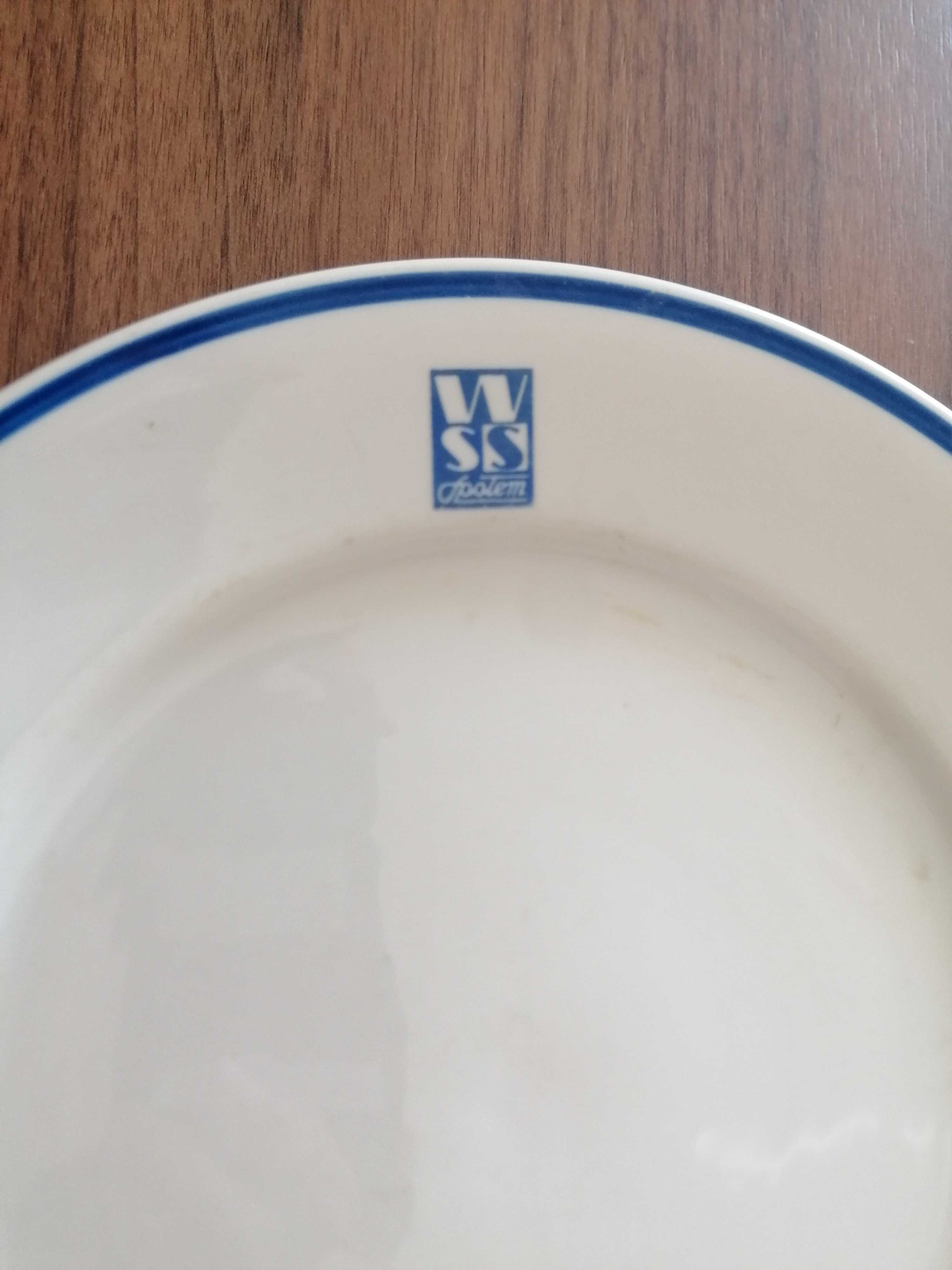 Talerz płytki obiadowy WSS Społem porcelana Lubiana