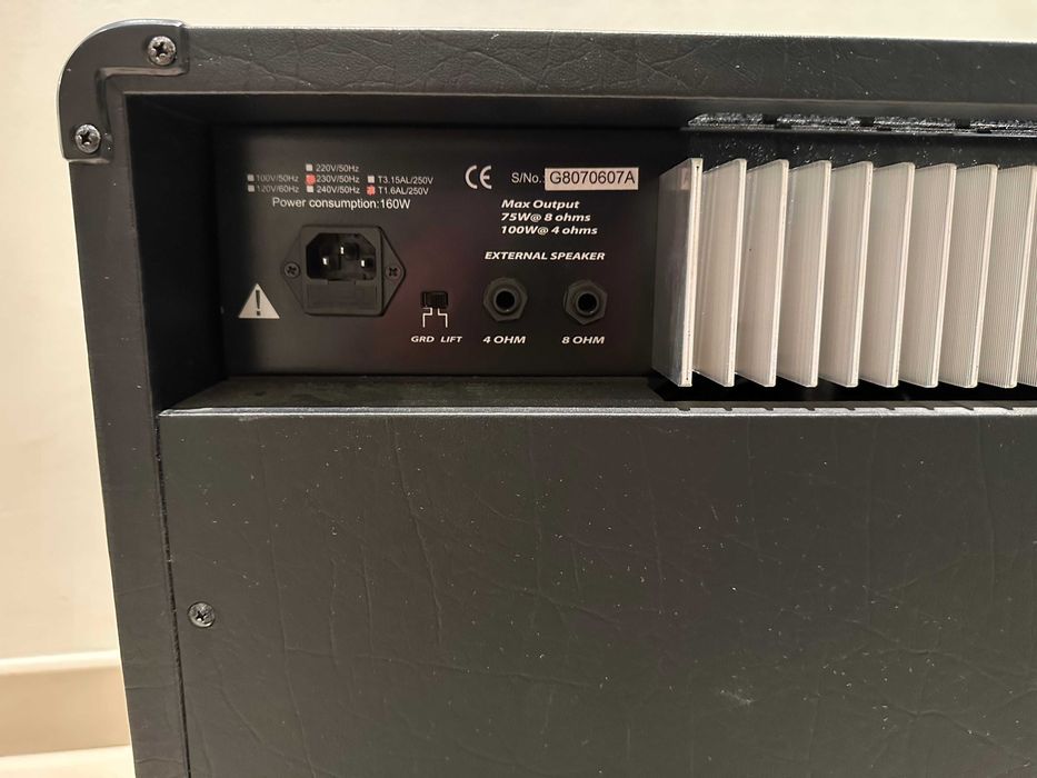 Amplificador guitarra Randall RG75DG3 plus – pedal e cabos incluídos