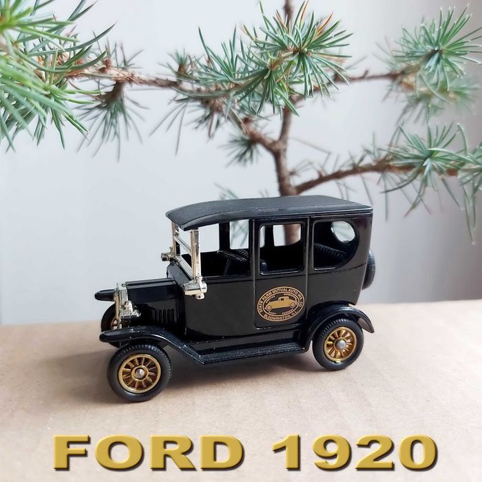 Машинка модель Ретро FORD model T Black 1920  от LLedo Made in England