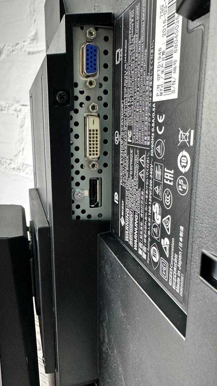 ОПТ (Ціна від 3шт) Монітор 24.1" Eizo FlexScan EV2416W FullHD
