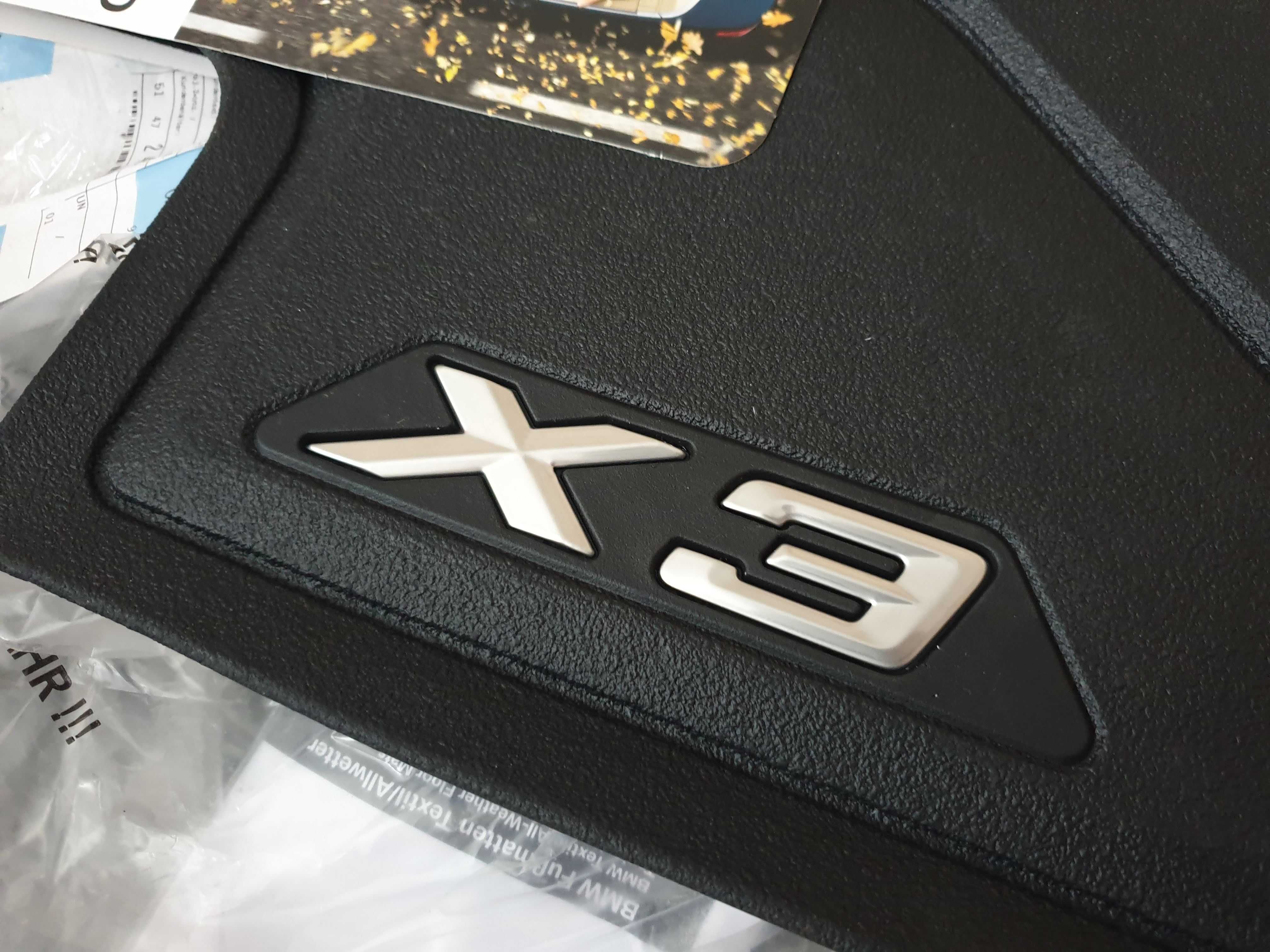 Оригінальні коврики X3 X1 G01 G45 G02 F48 U11 авто резинові