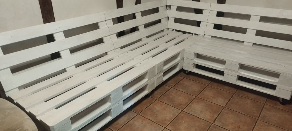 Meble z palet, Zabudowa, komplet, solidny , z palet