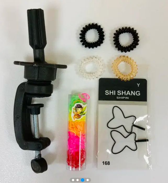 Манекен голова термо болванка з волоссям навчальна для зачісок