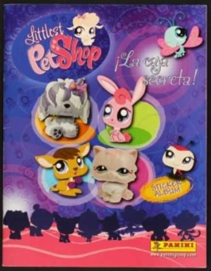 Caderneta Incompleta PANINI Littlest Pet Shop Ano 2008