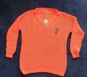 Sweter pomaranczowy neon (oversize)