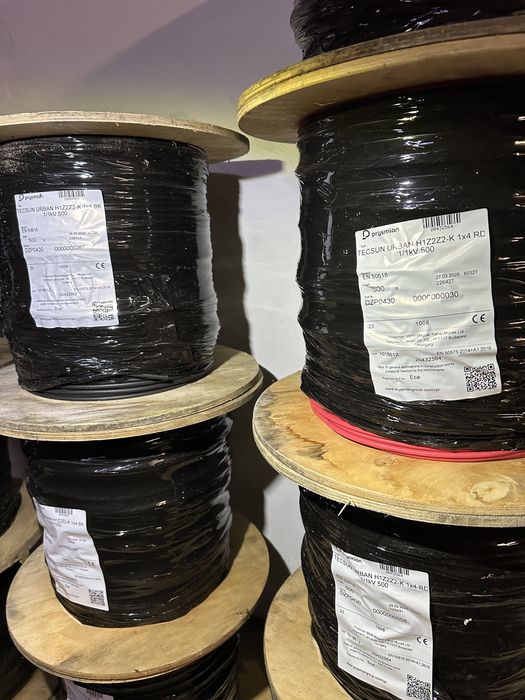 Кабель для сонячних панелей 4мм Німецький