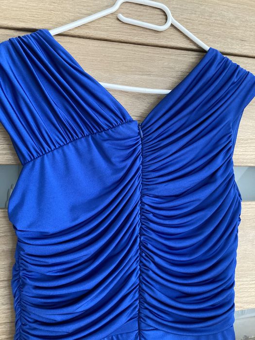 Suknia wieczorowa wizytowa długa r. L chaber wesele bal styl empire