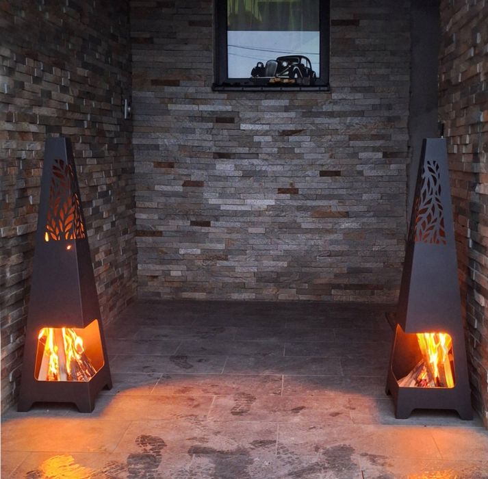 Ogrzewacz tarasowy | palenisko ogrodowe | komin | patio