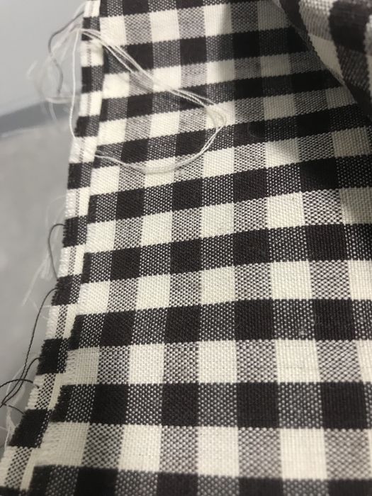 Ткань  ситец , ткань в клеточку