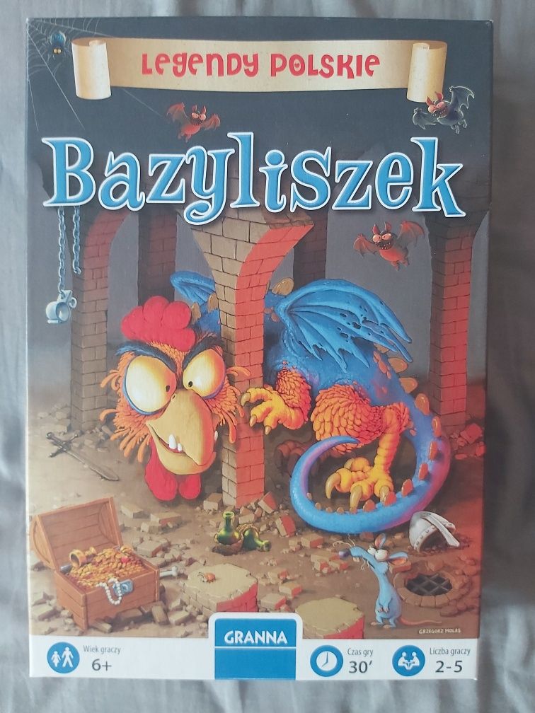 Gra Bazyliszek- Legendy Polskie, stan bardzo dobry