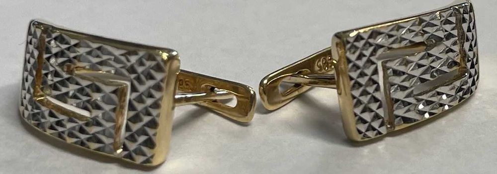 Złote kolczyki 14kt (585) 4,08 gram wzór droga grecka