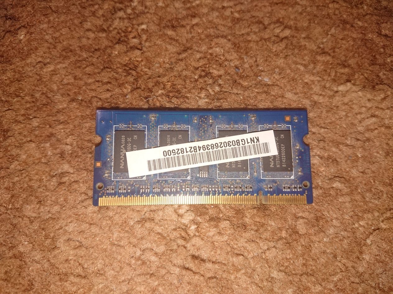 Ноутбучна оперативна пам'ять  DDR2 SODIMM 1GB 1 ГБ